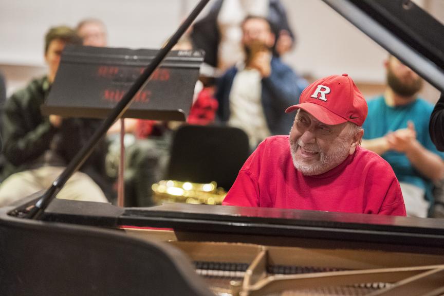 Eddie Palmieri Grammy Winning Latin Jazz Pianist Leads Master Class For Rutgers Musicians 